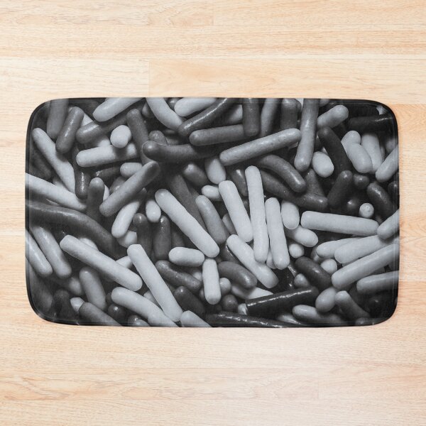 Item preview, Black and White Vermicelli Sprinkles Macro Photograph designed and sold by patternsoup.