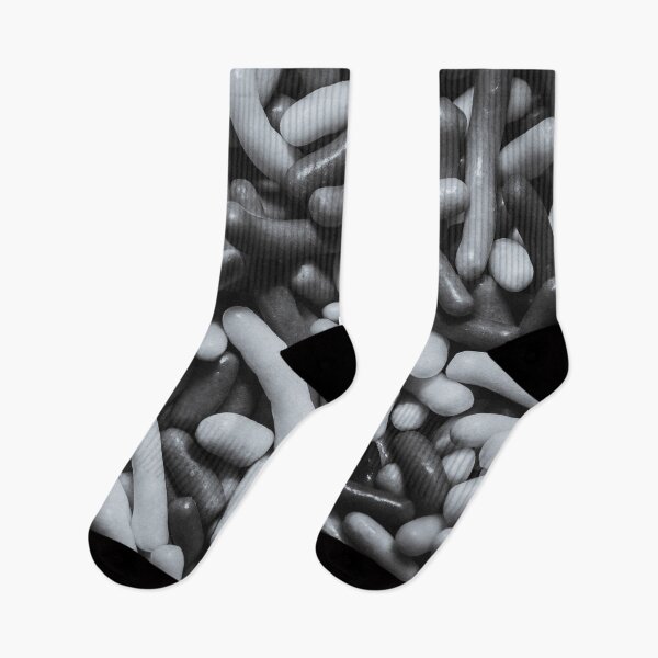 Item preview, Black and White Vermicelli Sprinkles Macro Photograph designed and sold by patternsoup.