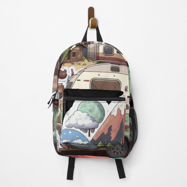 Item preview, Cute Camper - Colorful Cartoon Outoor Adventures designed and sold by Sunchaser World.