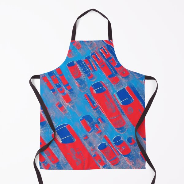 Item preview, Abstract Container Pattern, Red and Blue designed and sold by Canadamarsworks.