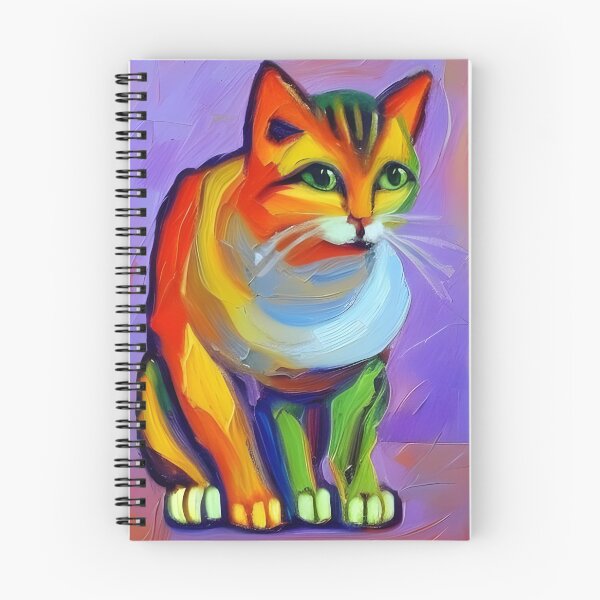 Item preview, Cat in Color - Expressionist Style Feline designed and sold by aviationpeople.