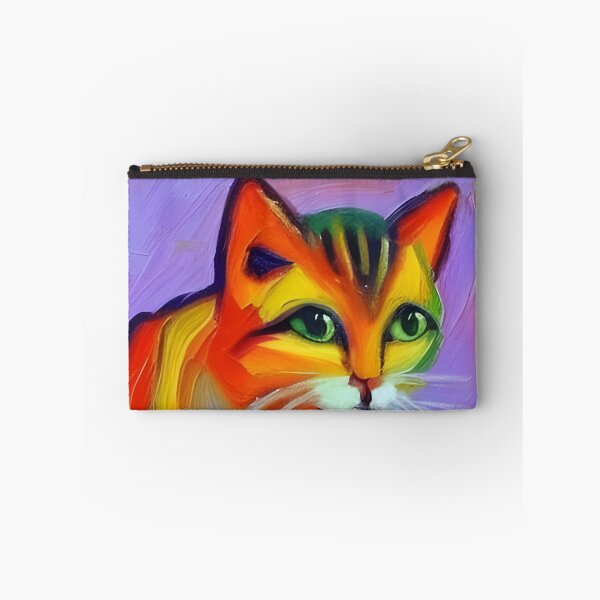 Item preview, Cat in Color - Expressionist Style Feline designed and sold by aviationpeople.