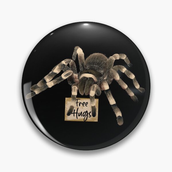 Item preview, Red Orange Knee Tarantula Spider free Hugs designed and sold by NeboulaHamra.
