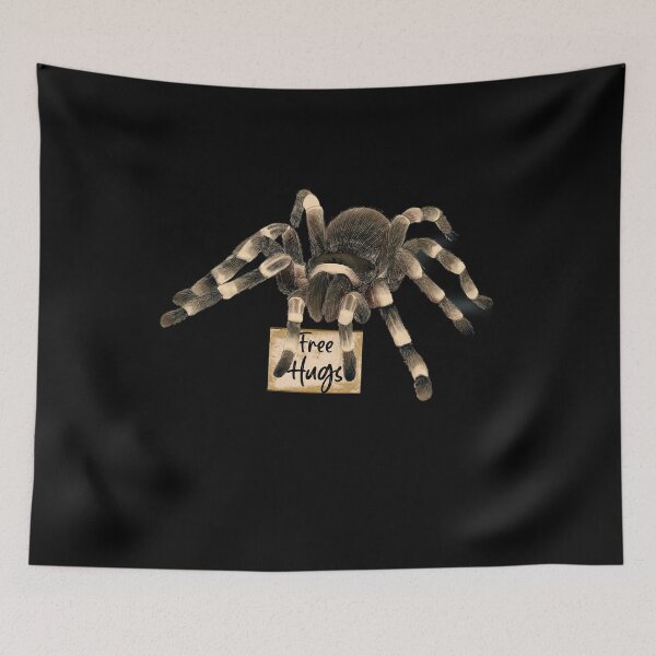 Item preview, Red Orange Knee Tarantula Spider free Hugs designed and sold by NeboulaHamra.