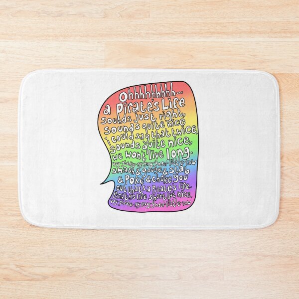 Item preview, A pirates life speech bubble designed and sold by spottedhound.