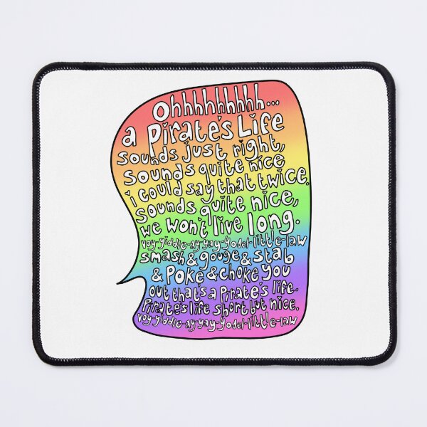 Item preview, A pirates life speech bubble designed and sold by spottedhound.