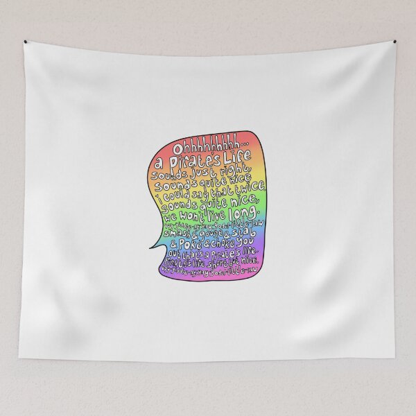 Item preview, A pirates life speech bubble designed and sold by spottedhound.