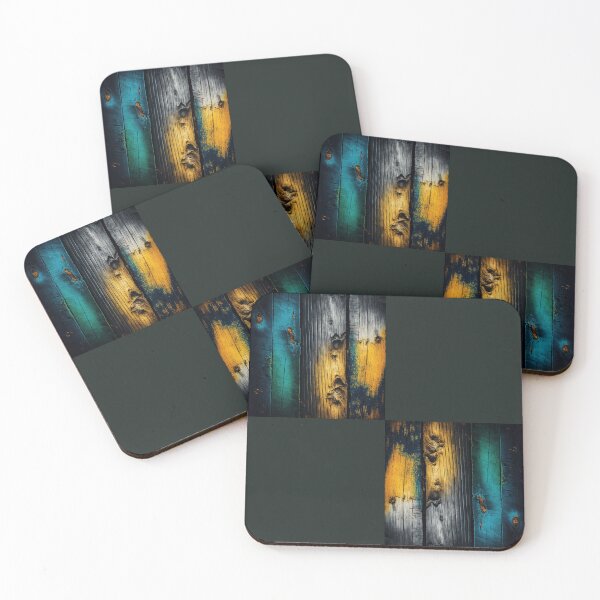 Item preview, Goblincore Aesthetic Colour Palette Wood Squares designed and sold by aelyaen.