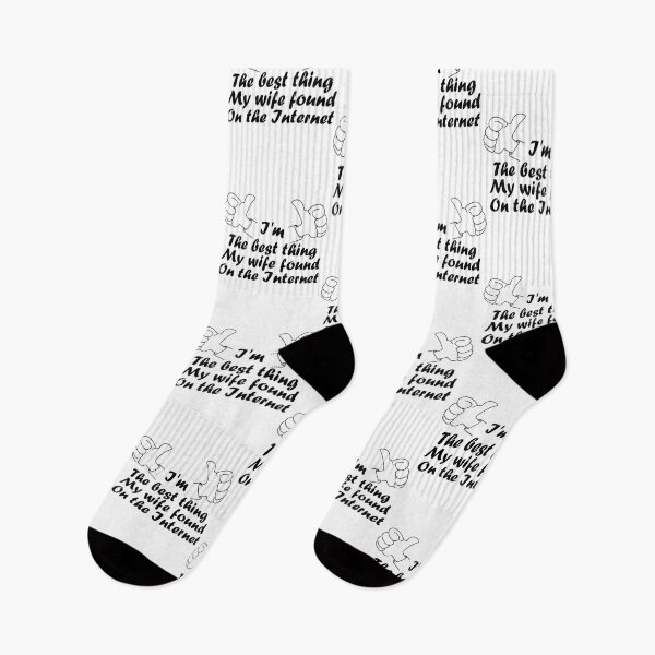 Item preview, I'm The Best Thing My Wife Found On The Internet Couple Jokes designed and sold by Sonatablue.