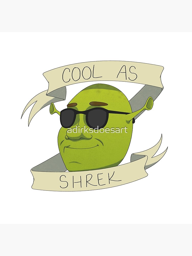 Shrek meme | Art Board Print