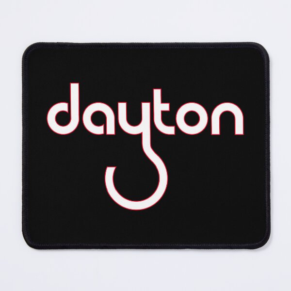Item preview, 80s Dayton Football Logo - Solid White with Red Outline designed and sold by Hitchapps.