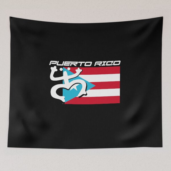 Item preview, Puerto Rico Coqui Taino y Bandera ( Coqui embracing Puerto Rican flag ) designed and sold by Infinity-star.