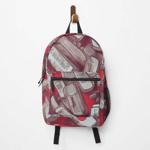 Item preview, Abstract Red Container Pattern designed and sold by Canadamarsworks.
