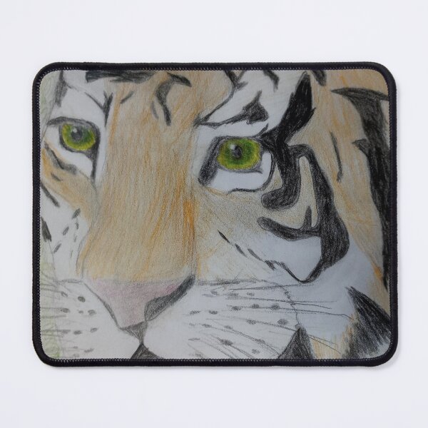 Item preview, Gorgeous tiger with green eyes designed and sold by WildNature129.