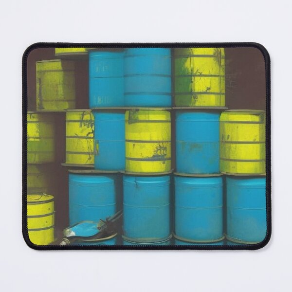Item preview, Steel Drums Pattern, Blue and Yellow designed and sold by Canadamarsworks.