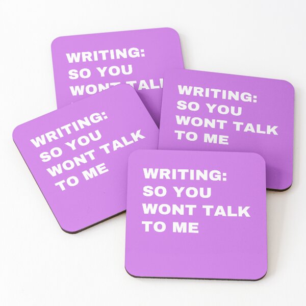 Item preview, Writing So You Won't Talk To Me  designed and sold by SquishStitches.