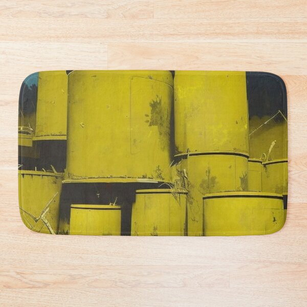 Item preview, Yellow Metal Paint Cans designed and sold by Canadamarsworks.