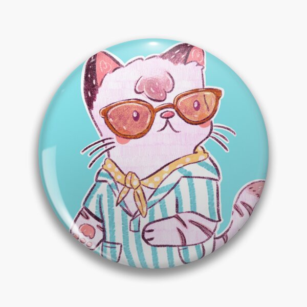 Item preview, Benoit Blanc Kitty Cat - Glass Onion A Knives Out Mystery designed and sold by UnicornCandyCas.