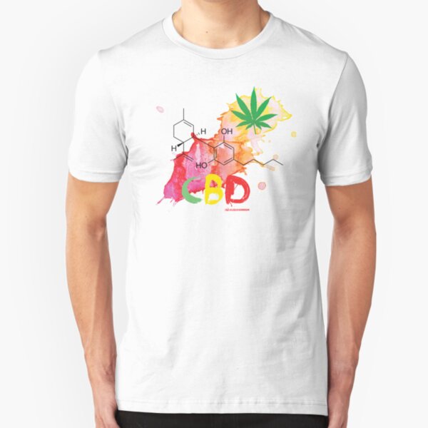 CBD Splash Slim Fit T-Shirt