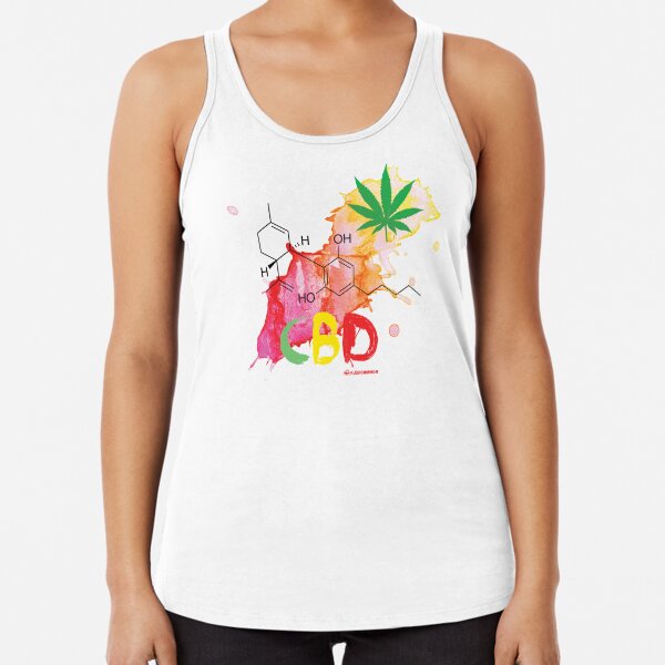 CBD Splash Racerback Tank Top