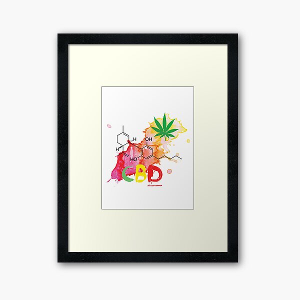 CBD Splash Framed Art Print