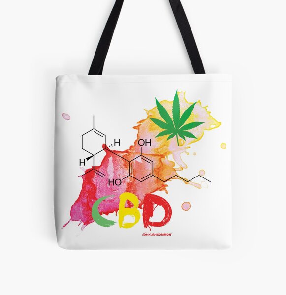 CBD Splash All Over Print Tote Bag