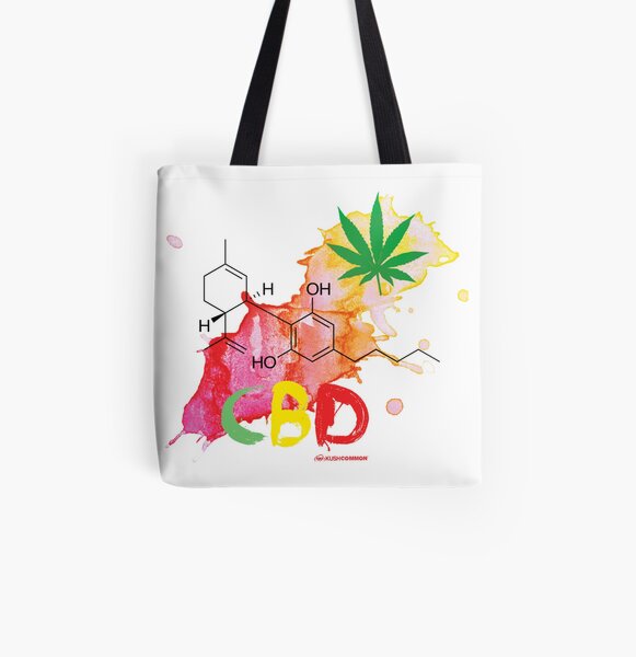 CBD Splash All Over Print Tote Bag