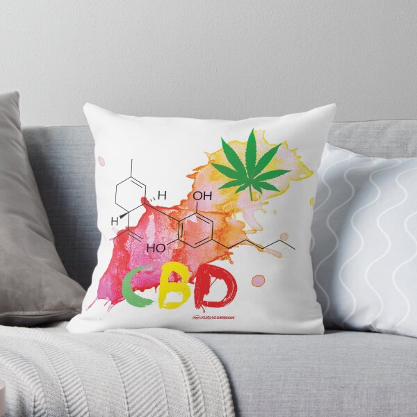 CBD Splash Throw Pillow
