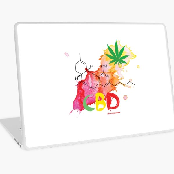 CBD Splash Laptop Skin