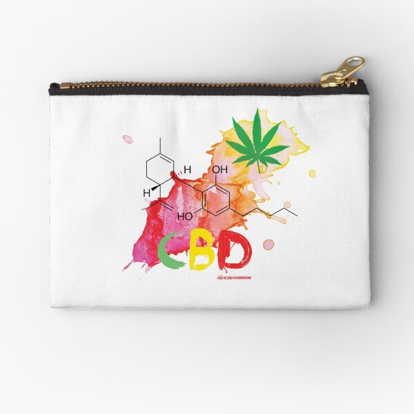 CBD Splash Zipper Pouch