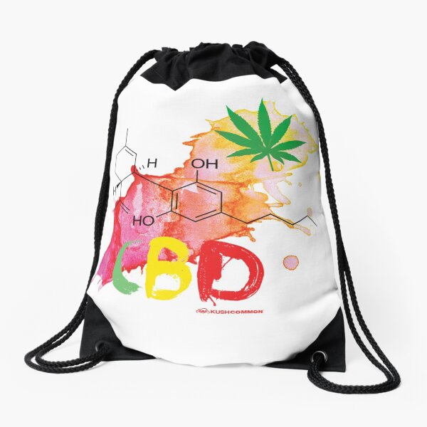 CBD Splash Drawstring Bag