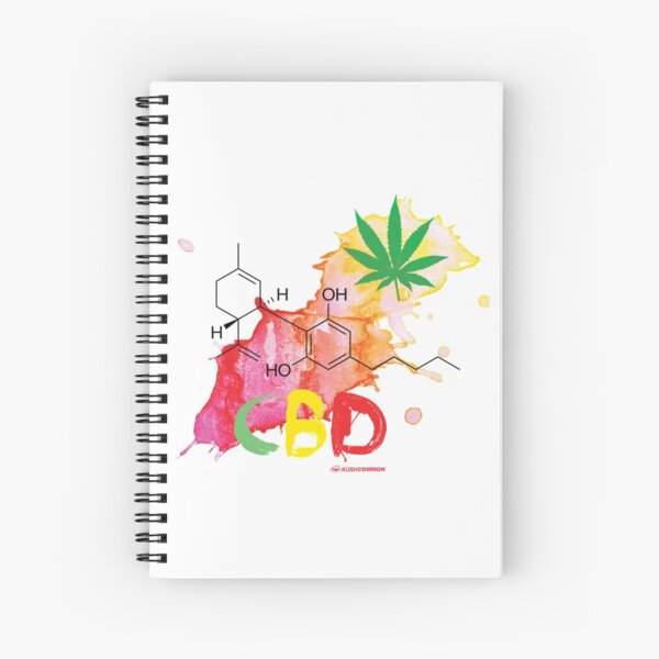 CBD Splash Spiral Notebook