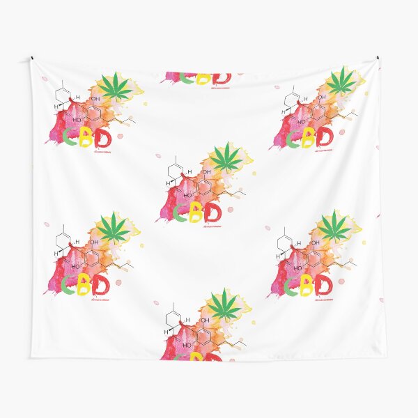 CBD Splash Tapestry