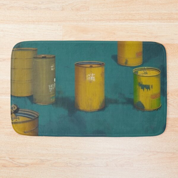 Item preview, Sparse Yellow Metal Containers designed and sold by Canadamarsworks.