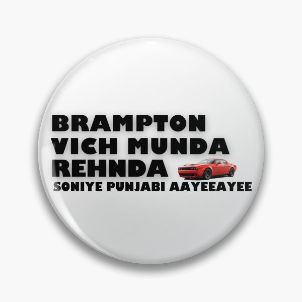 Item preview, Brampton vich munda rehnda designed and sold by ThyMagi.