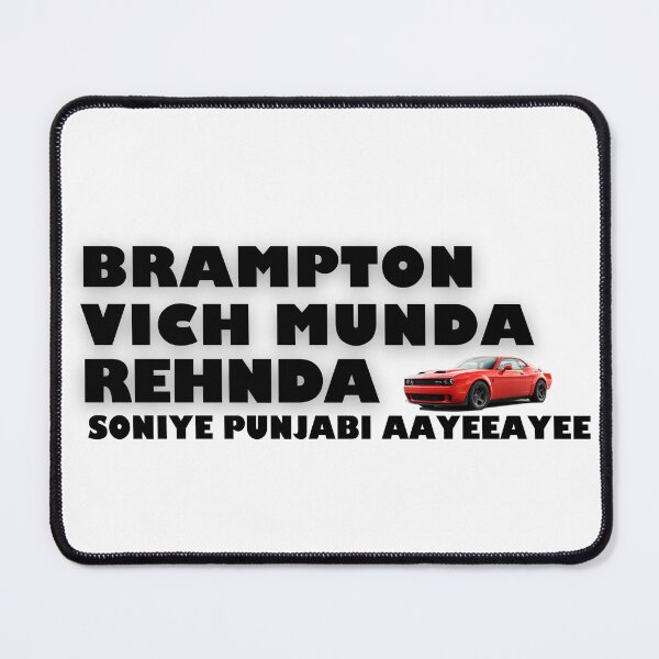 Item preview, Brampton vich munda rehnda designed and sold by ThyMagi.
