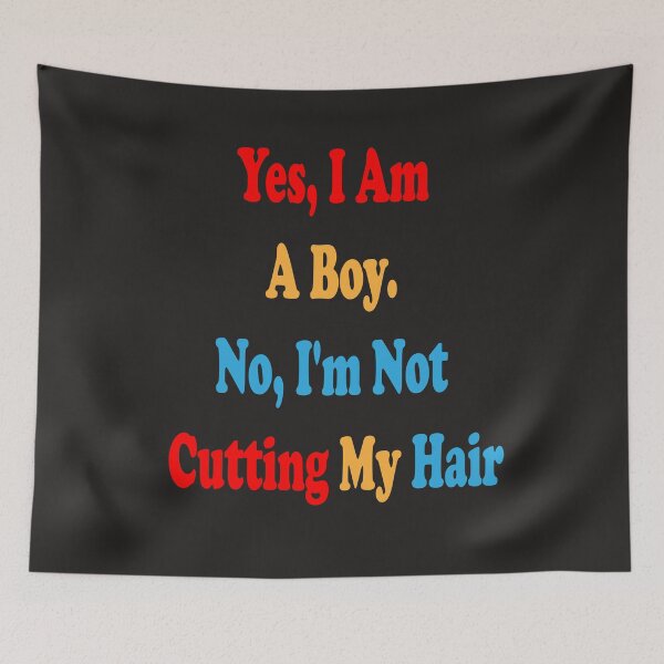 Item preview, Sí, soy un niño. No, no me voy a cortar el pelo pelo largo de hombre designed and sold by shopping new.