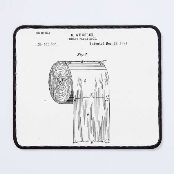 Item preview, Toilet Paper Roll Patent Drawing designed and sold by HirokazuKoreeda.