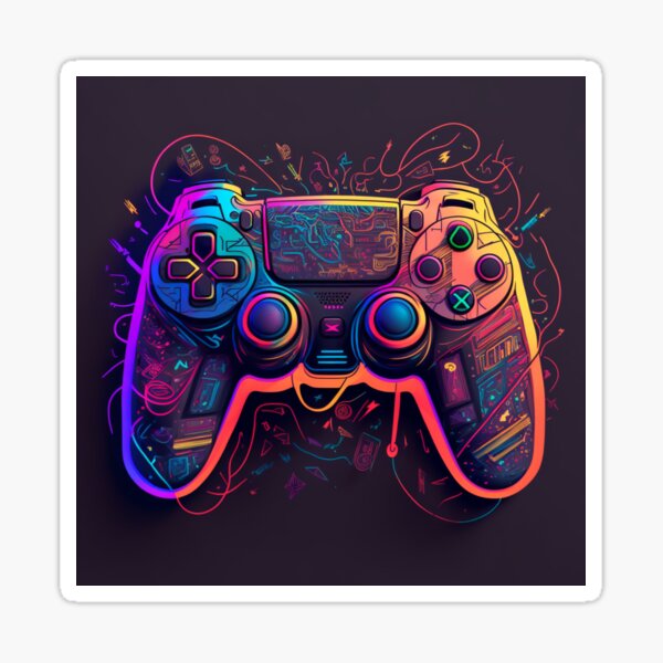 PS5 controller T-shirt - Ps5 Controller - Sticker