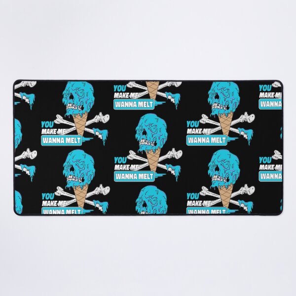 Item preview, Make me Melt Ice Cream Blue Skull design designed and sold by BlackSheepEllis.