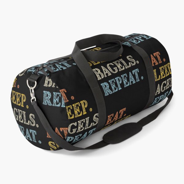 Item preview, Eat Sleep Bagels Repeat Retro Text designed and sold by artfulnotebook.