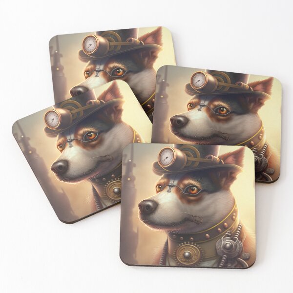Item preview, Steampunk officer dog designed and sold by ARTeez⭐️⭐️⭐️⭐️⭐️.
