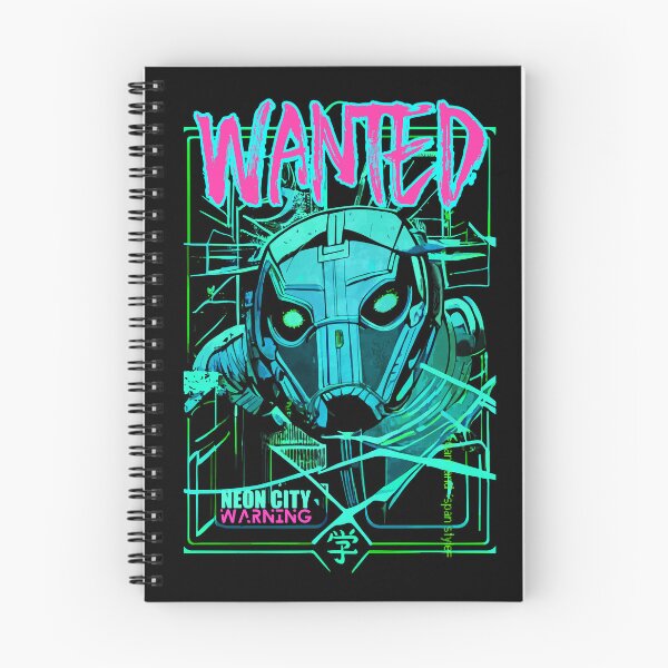 Item preview, Wanted Robot Neon designed and sold by DistortedBrain.