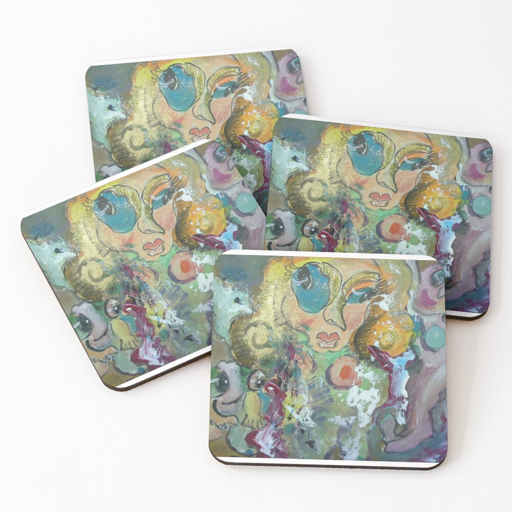 Item preview, Coasters (Set of 4) designed and sold by Rangbaran2005.