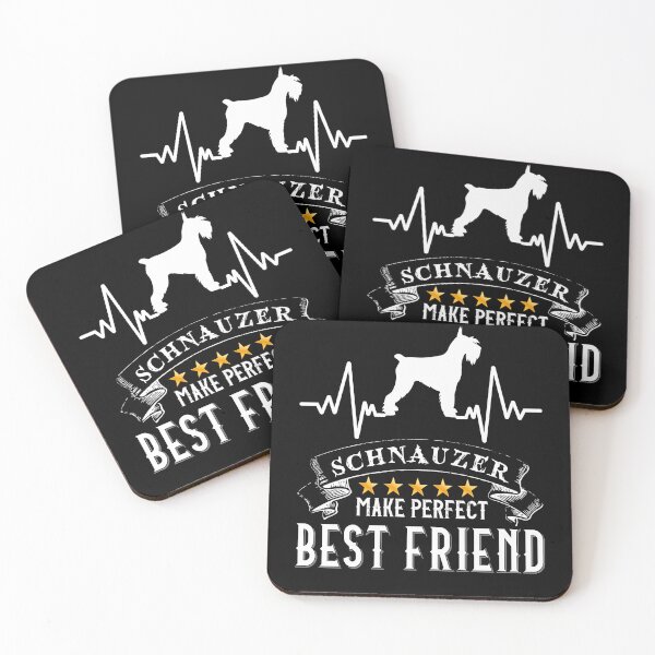 Item preview,  Schnauzer dog BREED Pet Dog Schnauzer Make Perfect Best Friend-heartbeat Schnauzer designed and sold by Havic  Tees.