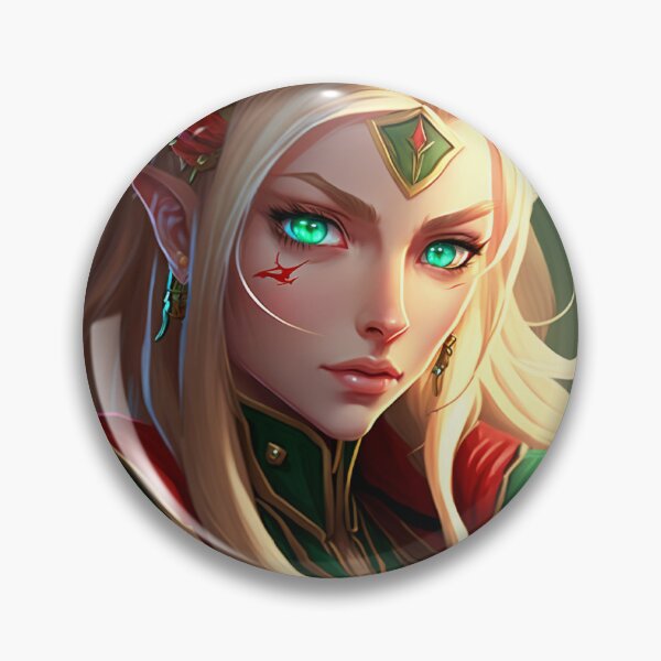 Item preview, Blood Elf Woman designed and sold by pretonopreto.