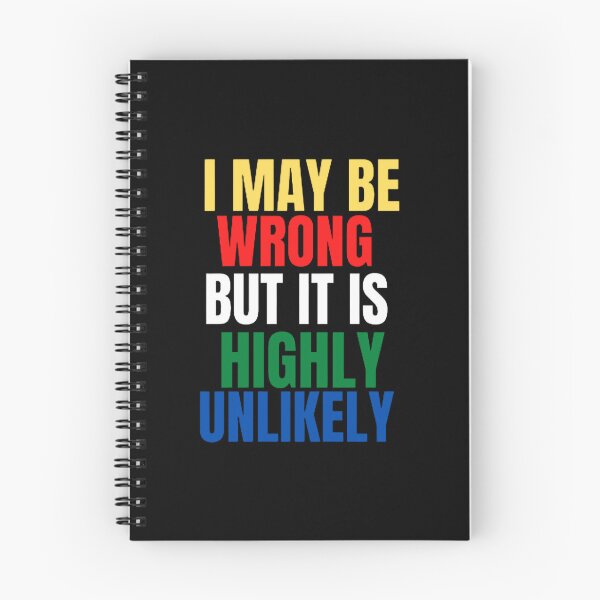 Item preview, Funny I May Be Wrong But It's Highly Unlikely  designed and sold by mystylecorner.