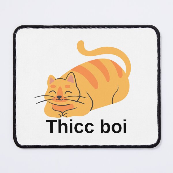 Item preview, Thicc Boi Cute Orange Cat designed and sold by DetectiveDog.