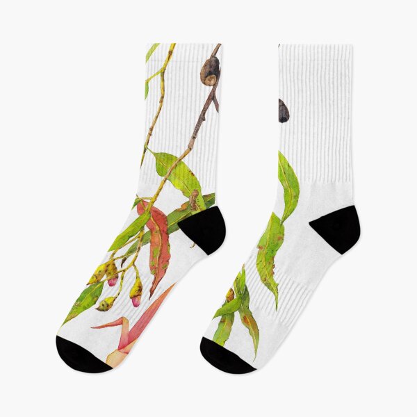 Item preview, Eucalyptus with Pink Gum Flowers and Origami Paper Crane designed and sold by Zoya Makarova.