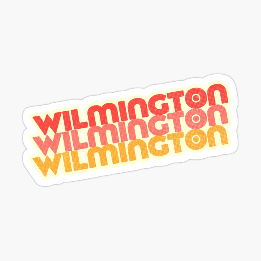 Wilmington, NC | Retro Stack Sticker
